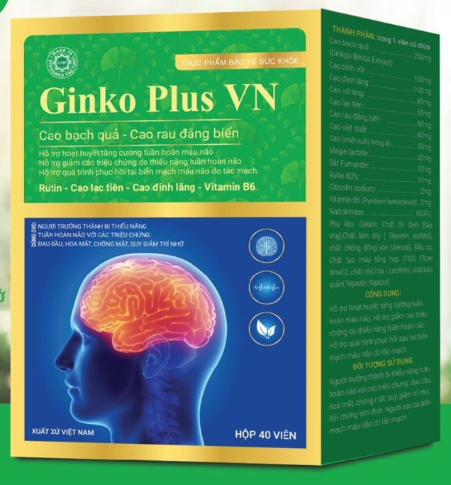 Ginko Plus VN hộp mềm