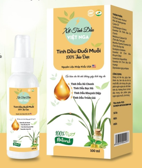Xịt Tinh Dầu Việt Nga
